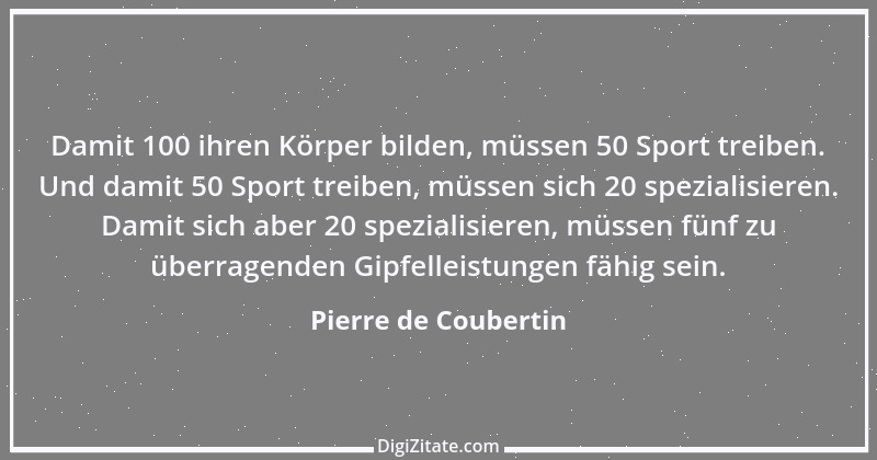 Zitat von Pierre de Coubertin 10