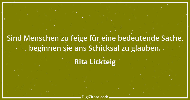 Zitat von Rita Lickteig 1