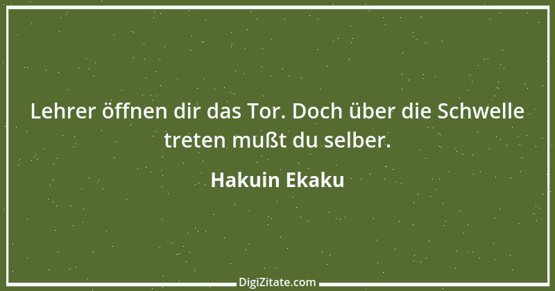 Zitat von Hakuin Ekaku 1