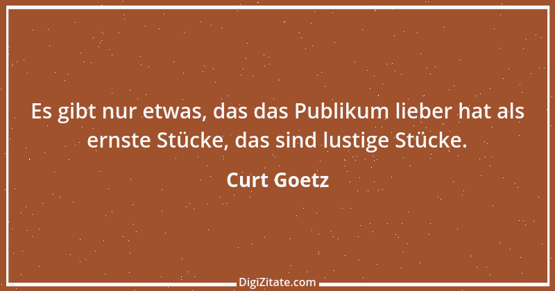 Zitat von Curt Goetz 13