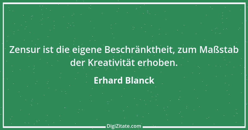 Zitat von Erhard Blanck 1236