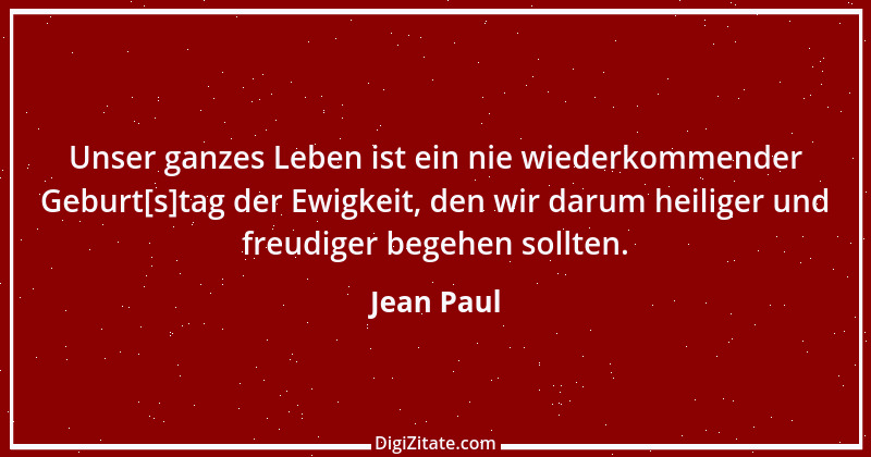 Zitat von Jean Paul 826