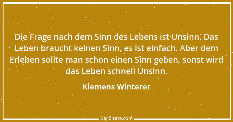 Zitat von Klemens Winterer 7