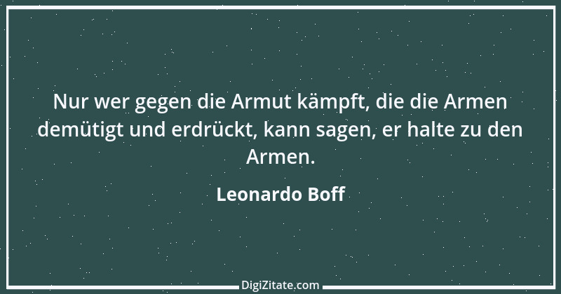 Zitat von Leonardo Boff 2