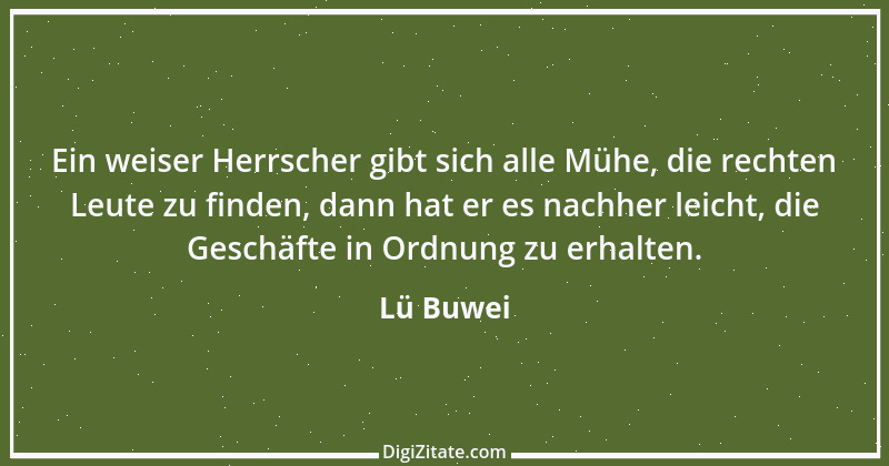 Zitat von Lü Buwei 7