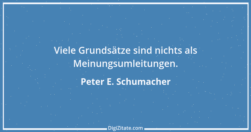 Zitat von Peter E. Schumacher 486