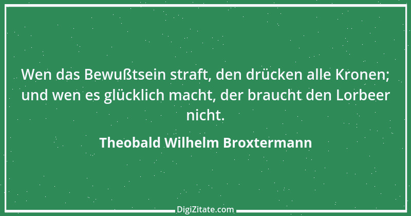 Zitat von Theobald Wilhelm Broxtermann 1