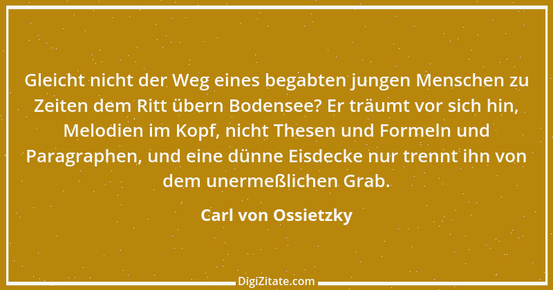 Zitat von Carl von Ossietzky 17