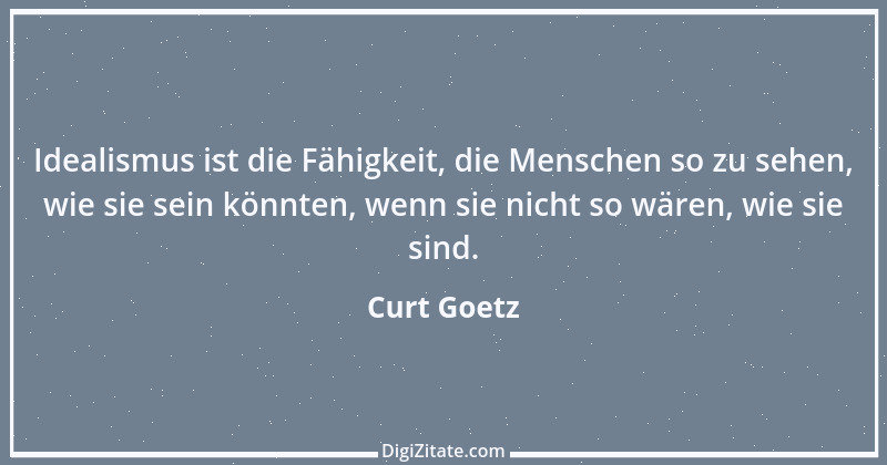 Zitat von Curt Goetz 14