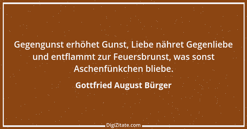 Zitat von Gottfried August Bürger 19