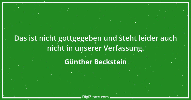 Zitat von Günther Beckstein 23