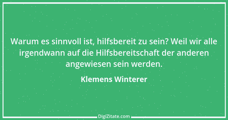 Zitat von Klemens Winterer 8