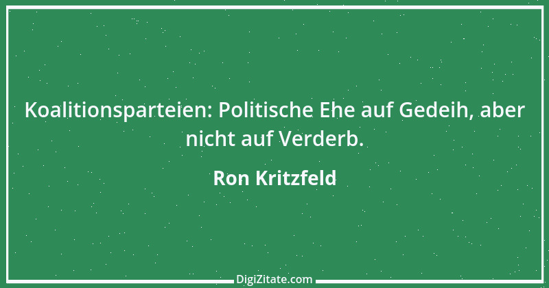 Zitat von Ron Kritzfeld 1