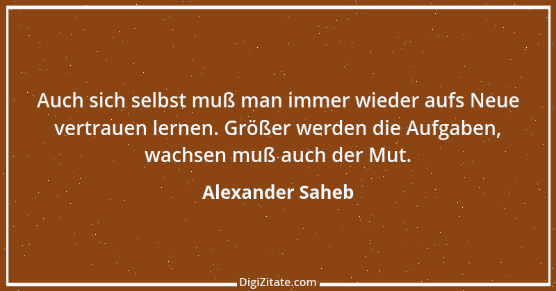 Zitat von Alexander Saheb 60