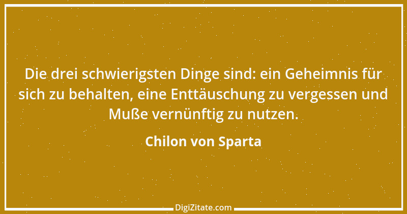 Zitat von Chilon von Sparta 2