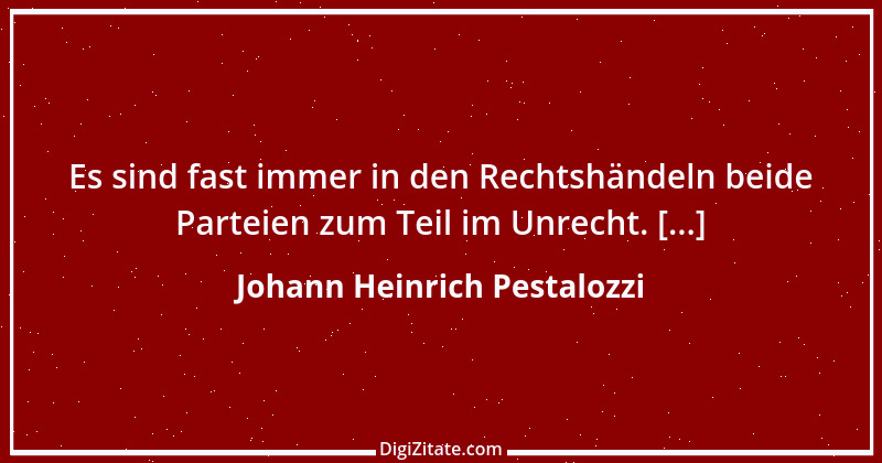 Zitat von Johann Heinrich Pestalozzi 154