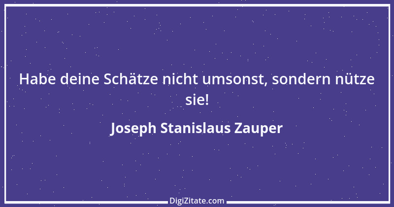 Zitat von Joseph Stanislaus Zauper 6