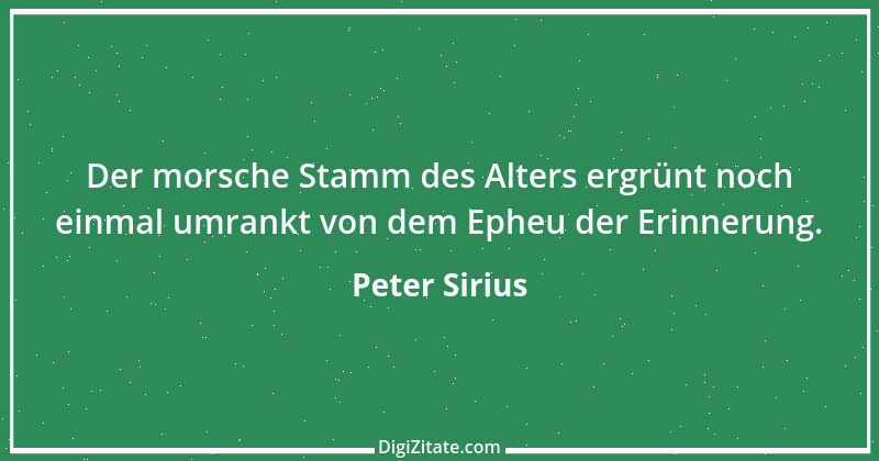 Zitat von Peter Sirius 83