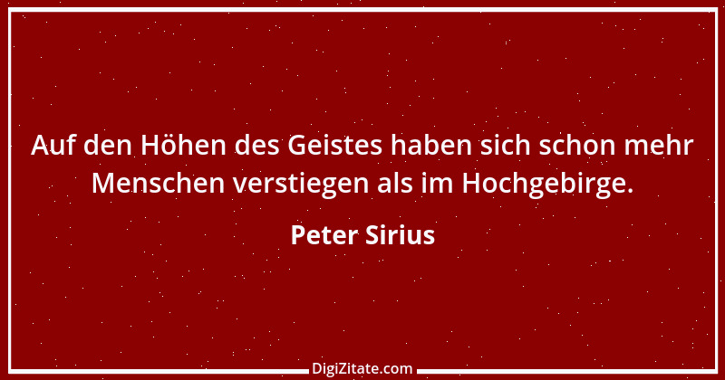 Zitat von Peter Sirius 84