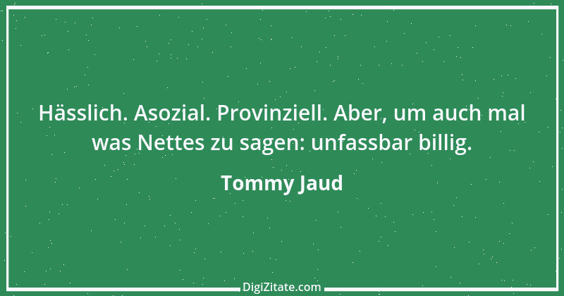 Zitat von Tommy Jaud 1