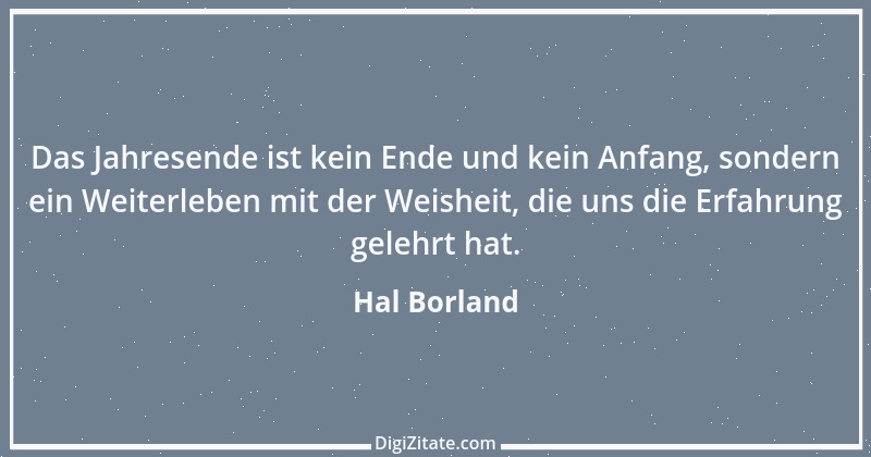 Zitat von Hal Borland 2