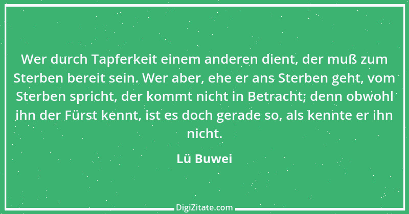 Zitat von Lü Buwei 11