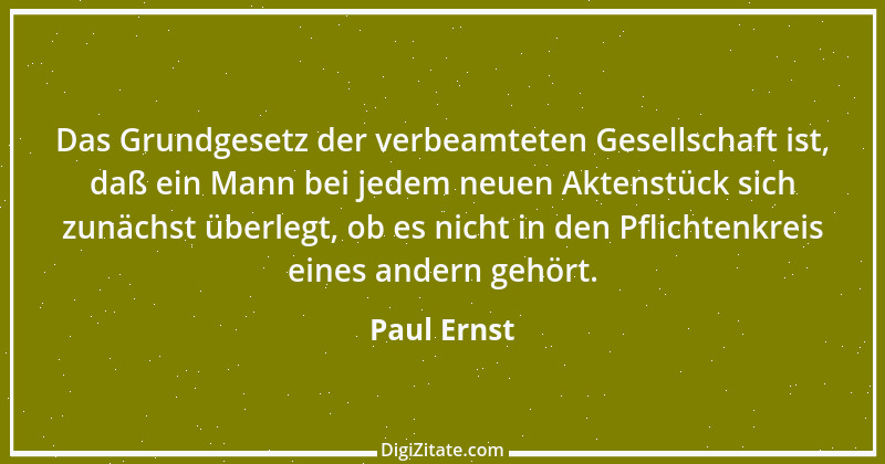 Zitat von Paul Ernst 102