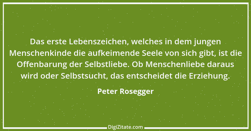 Zitat von Peter Rosegger 238