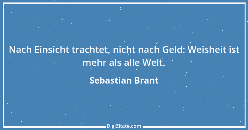 Zitat von Sebastian Brant 3