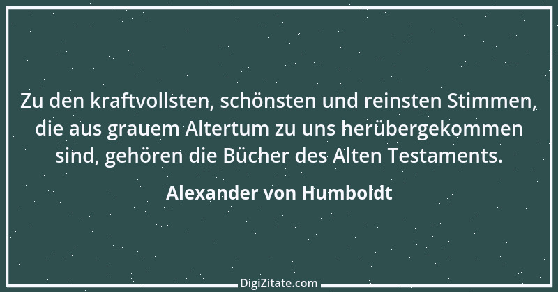 Zitat von Alexander von Humboldt 20