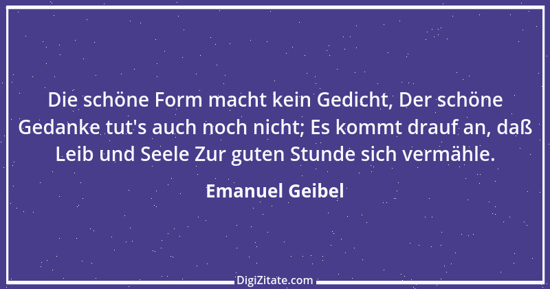 Zitat von Emanuel Geibel 179