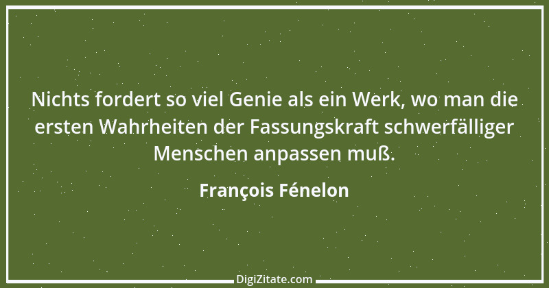 Zitat von François Fénelon 5