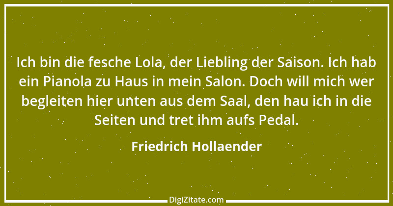 Zitat von Friedrich Hollaender 4