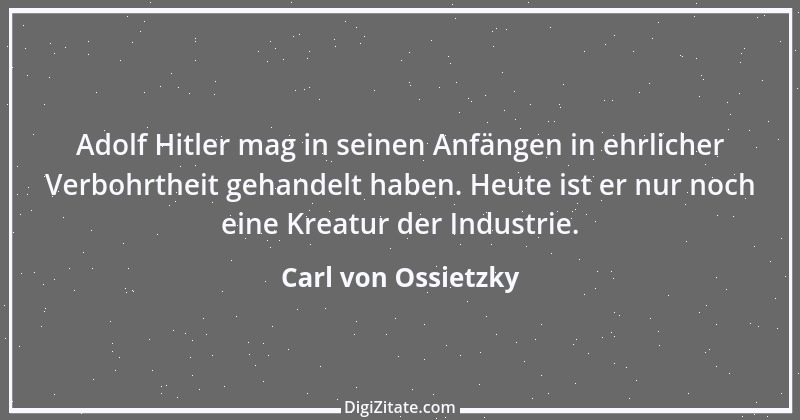 Zitat von Carl von Ossietzky 21