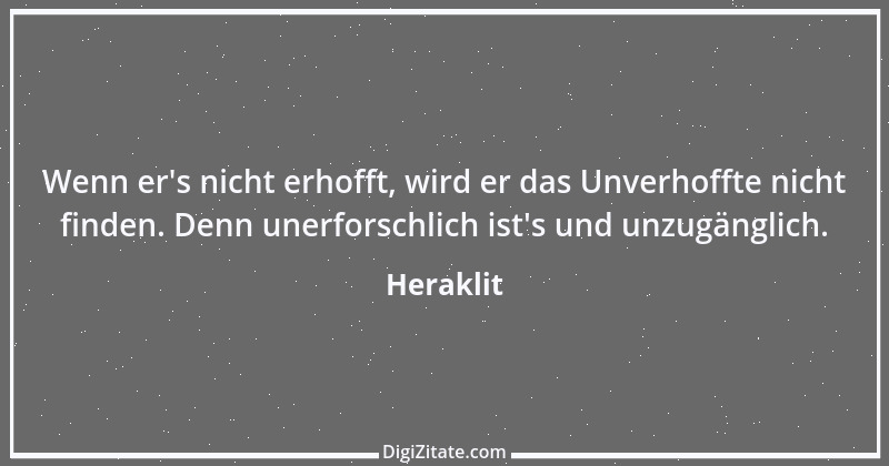 Zitat von Heraklit 97