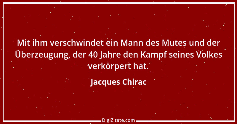 Zitat von Jacques Chirac 5