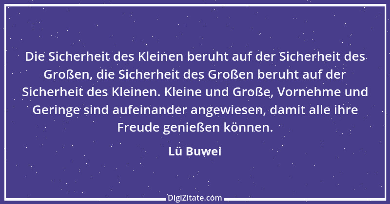 Zitat von Lü Buwei 12