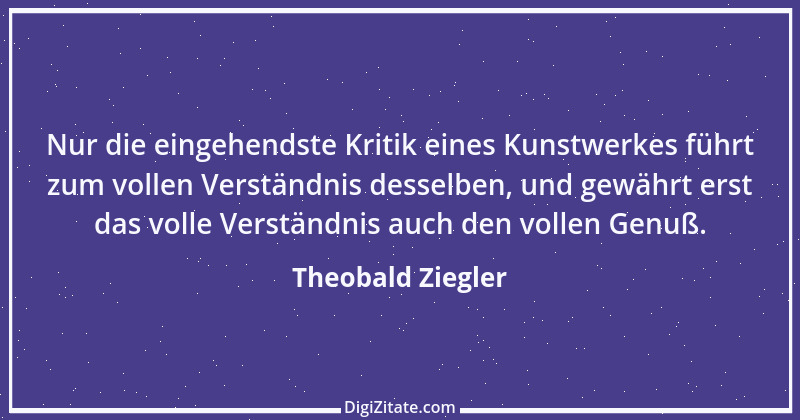 Zitat von Theobald Ziegler 5