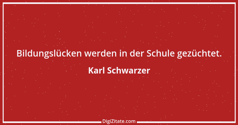 Zitat von Karl Schwarzer 5