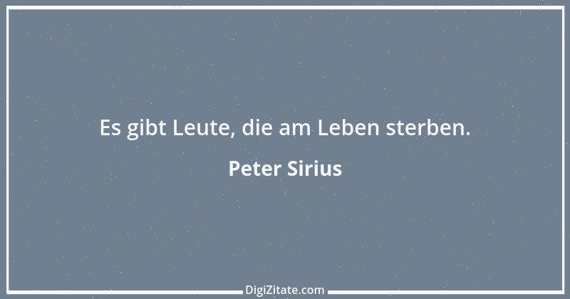 Zitat von Peter Sirius 87