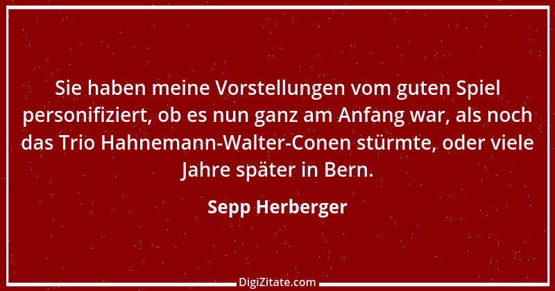 Zitat von Sepp Herberger 4