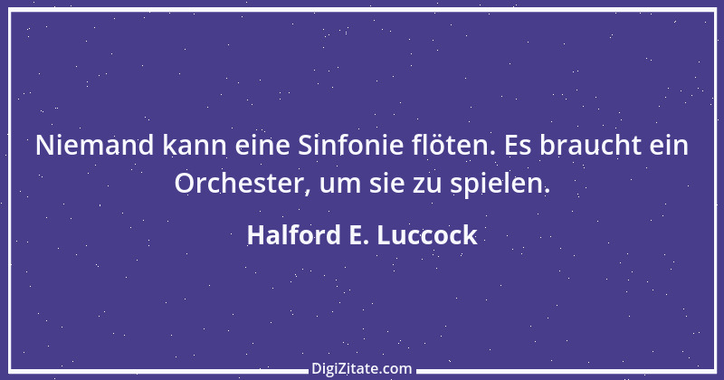 Zitat von Halford E. Luccock 1