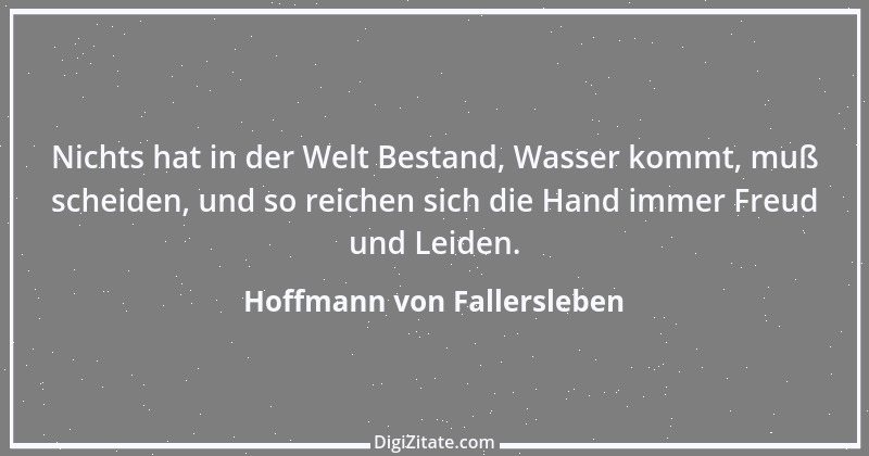 Zitat von Hoffmann von Fallersleben 13