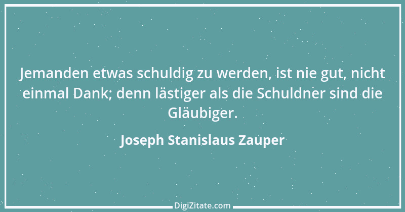 Zitat von Joseph Stanislaus Zauper 11