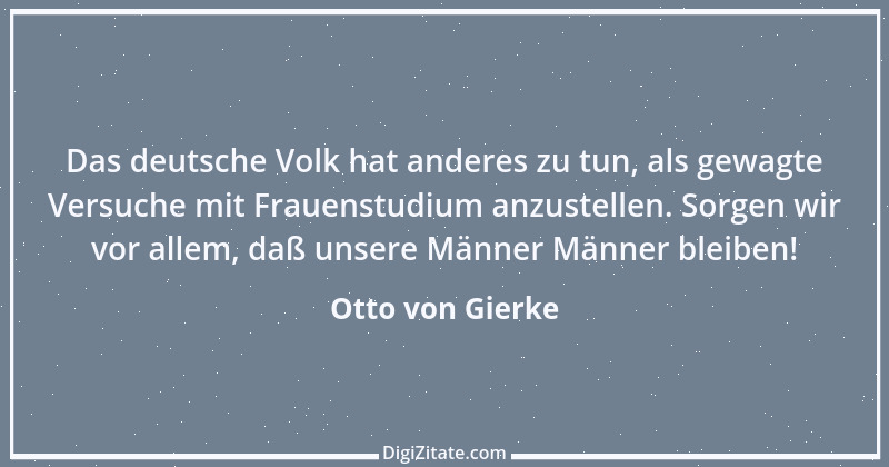 Zitat von Otto von Gierke 1