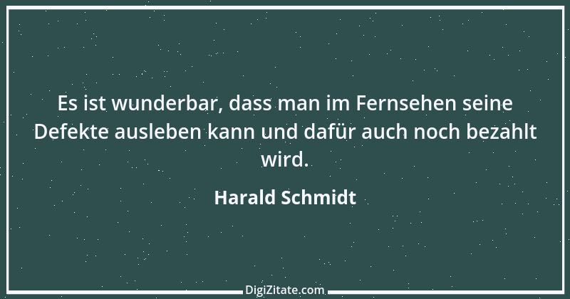 Zitat von Harald Schmidt 7