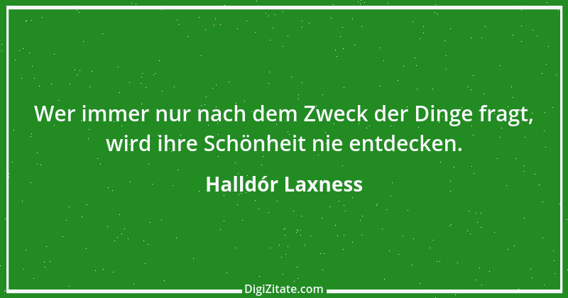 Zitat von Halldór Laxness 1