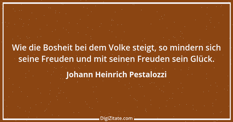 Zitat von Johann Heinrich Pestalozzi 161