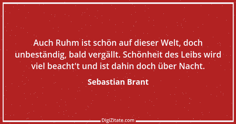 Zitat von Sebastian Brant 8