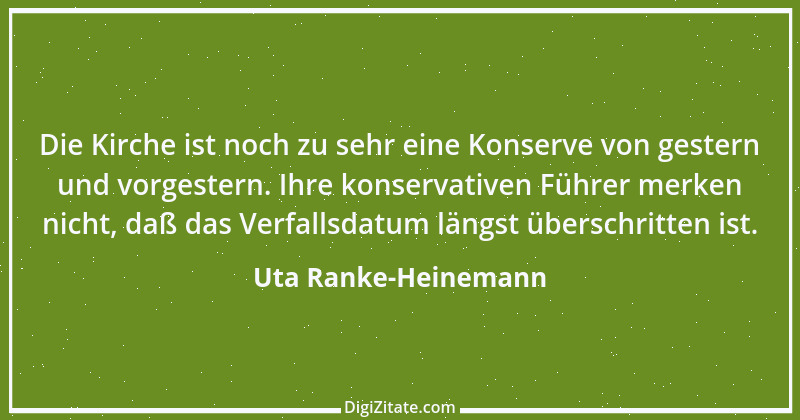 Zitat von Uta Ranke-Heinemann 6